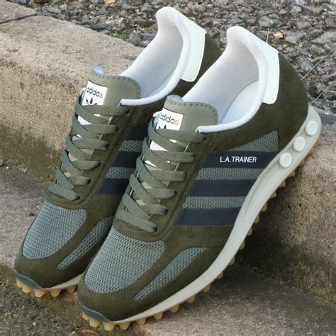 la trainer adidas khaki|adidas Los Angeles Trainer: At Last! The Shoe.